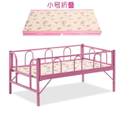 儿童床带护栏折叠床男孩女孩公主床单人床简易拼接床铁艺床幼儿床
