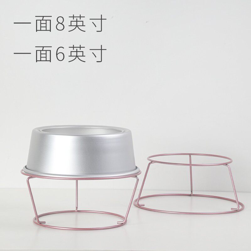 蛋糕冷却架倒扣架6寸8寸模具烘焙戚风模具蛋糕放凉架不粘晾架