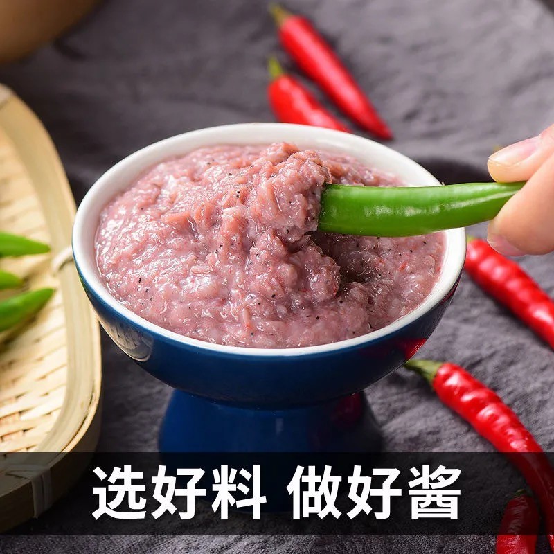 山东渤海湾特产虾酱传统工艺纯手工鲜香原味海鲜酱