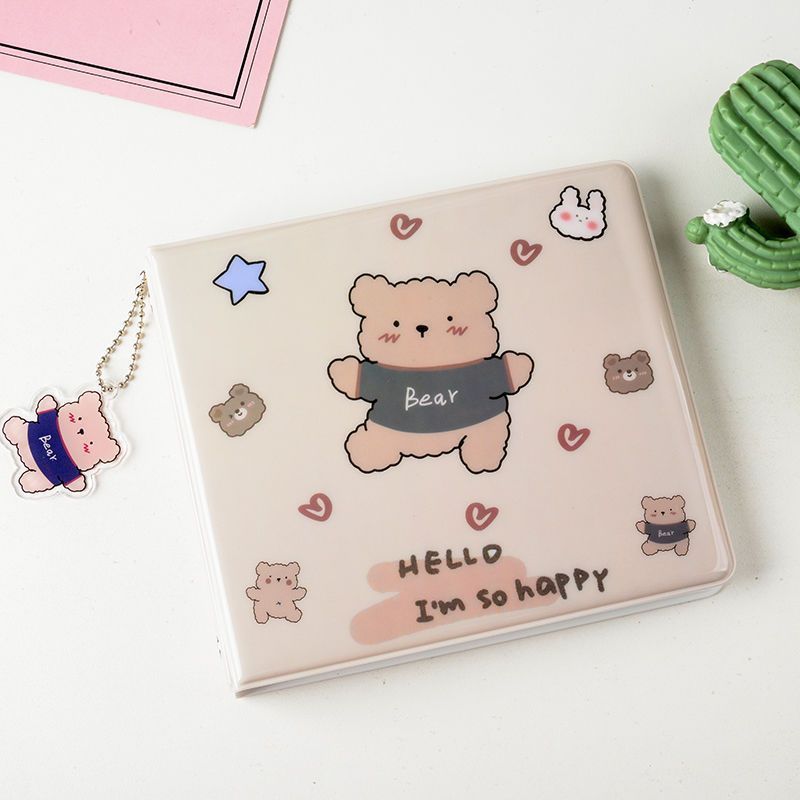 cd收纳册可爱款CD包活页DVD卡通熊光盘盒封面40入碟片收集