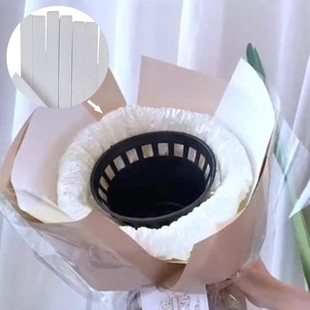 优派温暖圆形花束内衬蓬松有型固定小香风内衬泡沫条插花包花模具