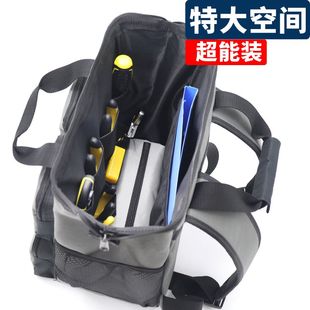工具包双肩背包多功能耐磨加厚帆布防水大容量空调维修工具包电工