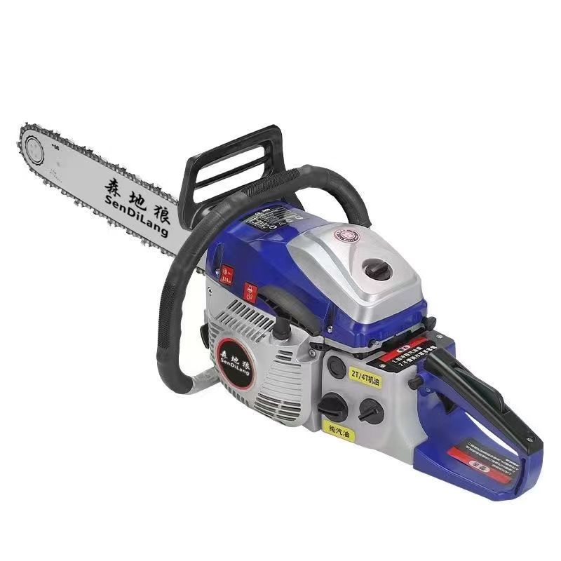 原装油锯进口大功率四冲程森地狼纯汽油油锯伐木锯家用省油砍树机