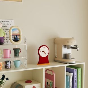 高颜值桌面时钟摆件创意摆台式时钟客厅台钟小钟表桌面表床头小钟