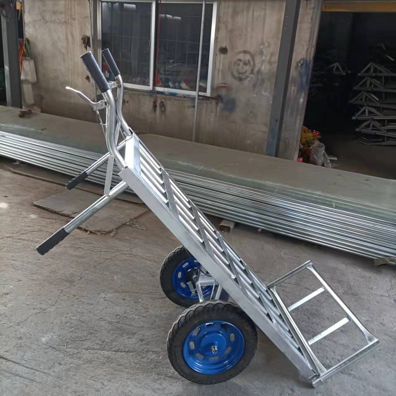 带轮木板车老式木头平板车架子全套斗车工地手推车摆摊路边摊两轮