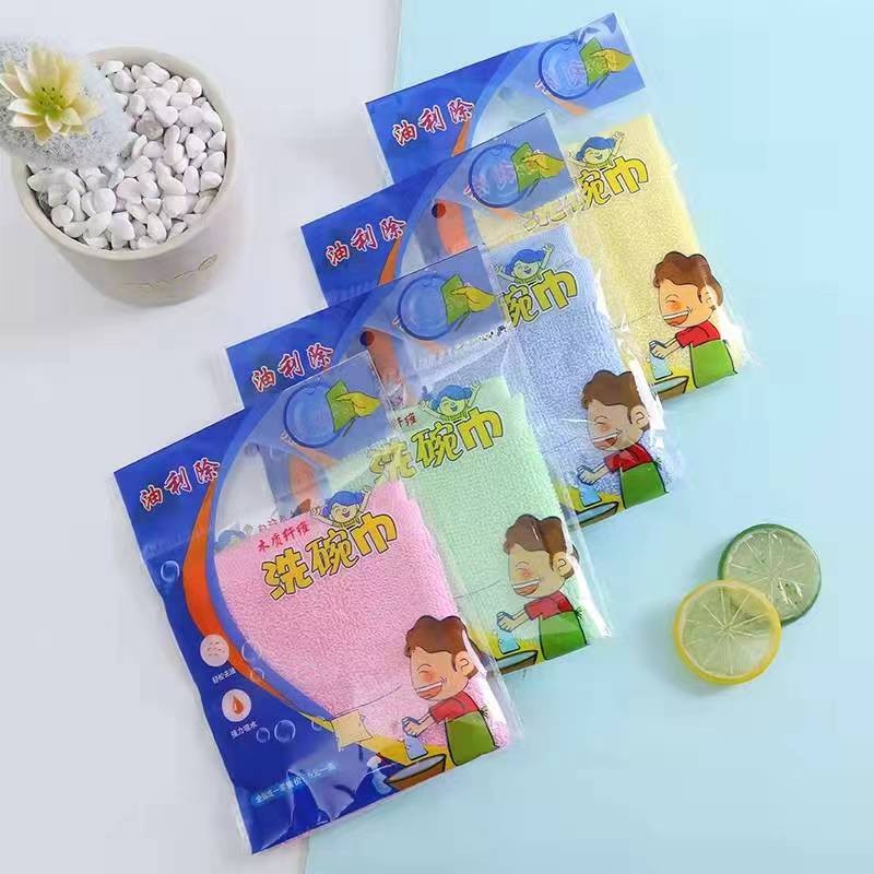 13条+3条试用装油利除不沾油小抹布木质清洁巾免洗加厚吸水不粘油