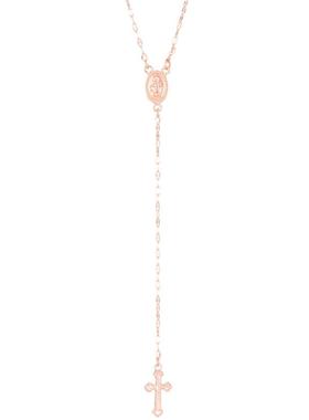 European American popular cross long chain necklace womens