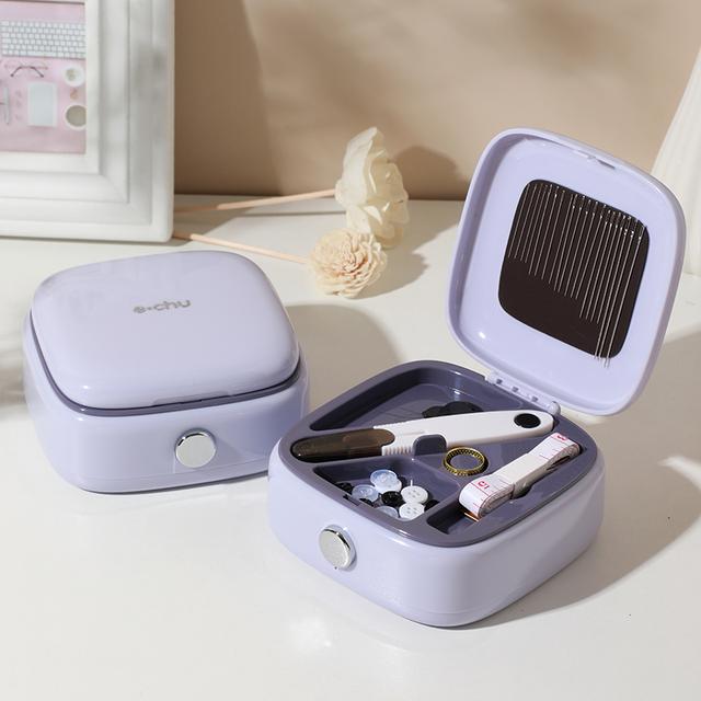 磁吸针线盒家用便携线盒缝纫工具缝衣针线手缝线多功能大容量线盒