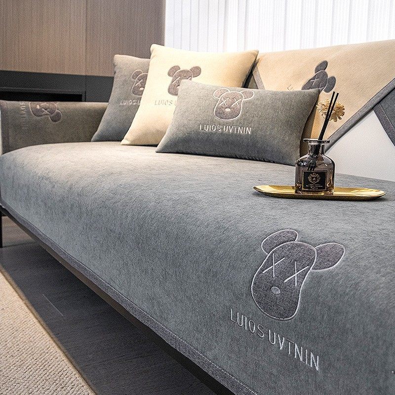 雪尼尔沙发垫四季通用沙发罩盖布防滑简约沙发套罩全包高级感坐垫,居家布艺,沙发垫,淘宝优惠券,粉丝福利购,淘宝优惠卷