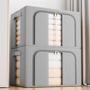 牛津布收纳箱可折叠加装 抢 3个装 39.9元 棉被衣服家用 大号72L