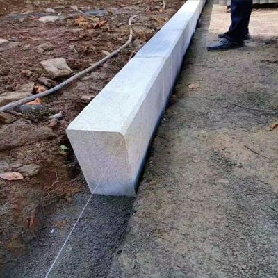 花岗岩大理石芝麻白灰路沿石侧平石马路牙石路肩石路边石花坛树围