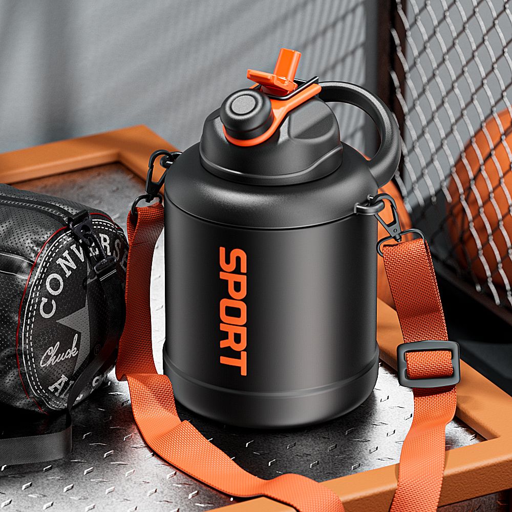 南极人保温壶大容量男士运动保温水壶大号保温杯2023新款便携户外