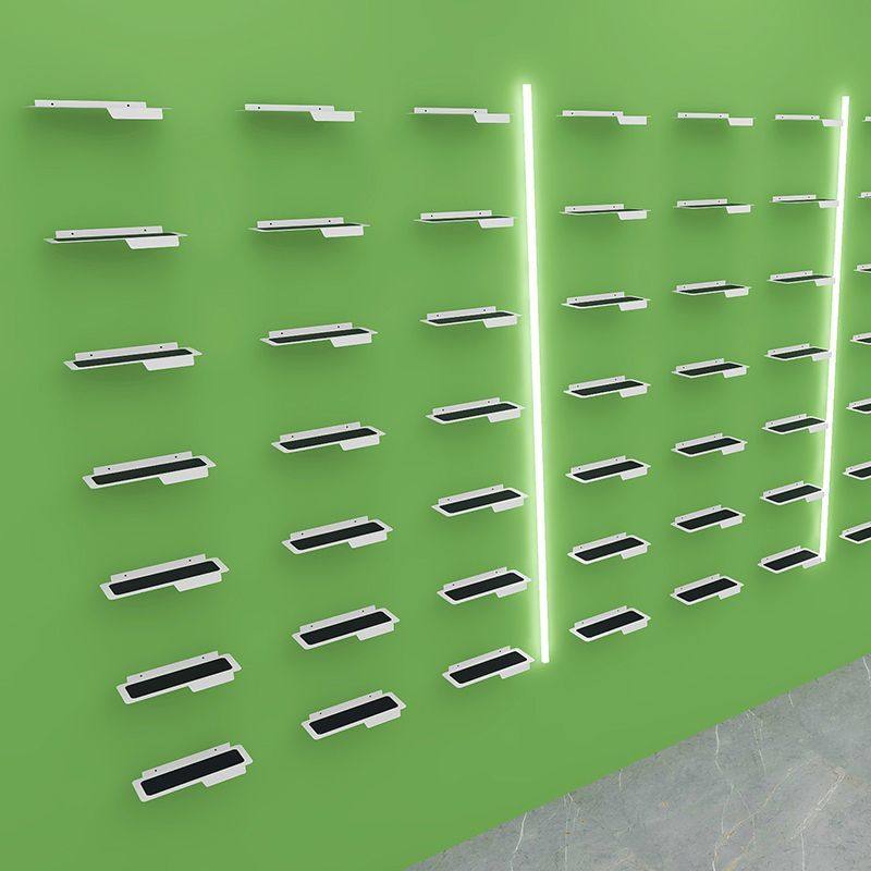 上墙鞋托展示架男女鞋货架网红白色鞋架随意组合陈列架可爱童鞋架