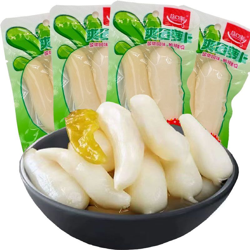 网红即食馋萝卜头泡菜零食甜辣萝卜解馋小零食休闲小吃开胃下饭菜