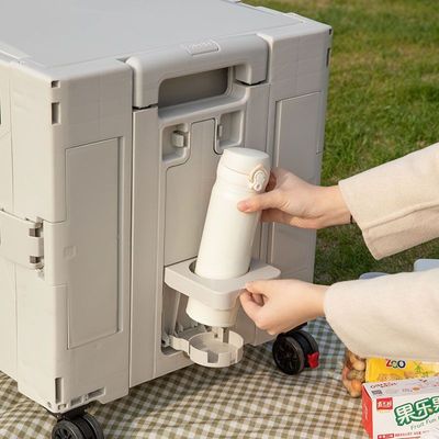 便携买菜车小拉车摆摊露营小推车平拉折叠购物车家用爬楼手拉杆车