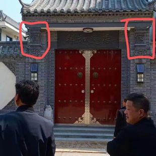 仿古砖雕古建庭院四合院中式照壁门头墀装饰挂件门楼两侧浮雕