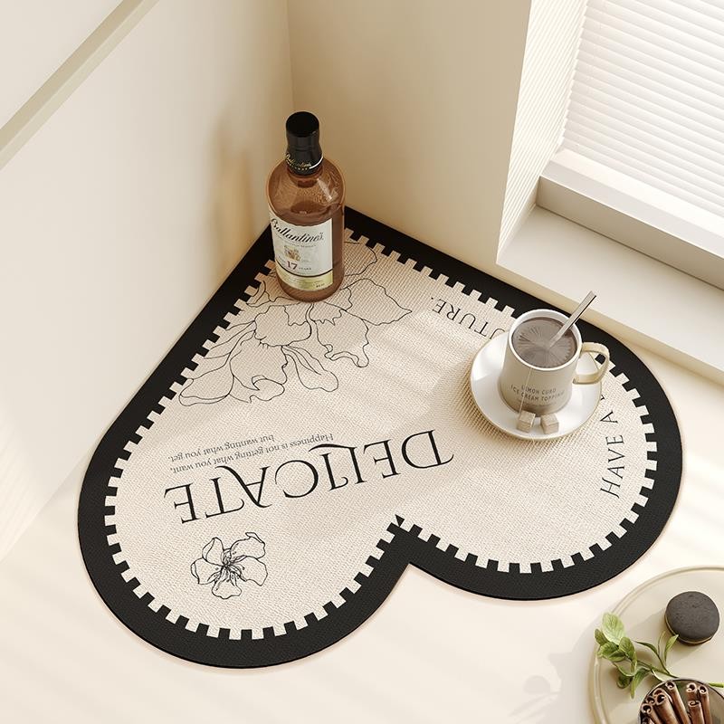 厨房沥水垫餐垫杯垫碗盘吸水垫台面隔热垫茶台吧台垫速干防烫阴角