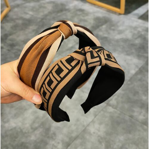 New Fashion Women Hairband Wide Side Headband Cross Knot Tur
