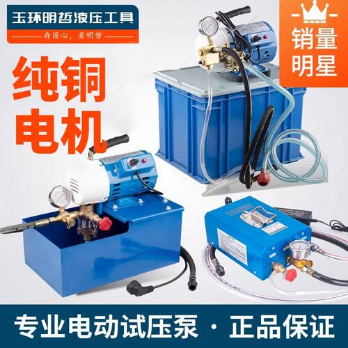 DSY手提式小型电动试压泵PPR地暖水管试压机管道测漏打压泵打压机