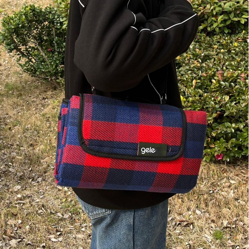 （外单英伦风野餐垫）户外露营加厚便捷式可收纳防潮地垫G