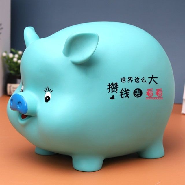 儿童可爱小猪存钱罐可取可存防摔男孩女孩卡通储蓄罐只进不出摆件