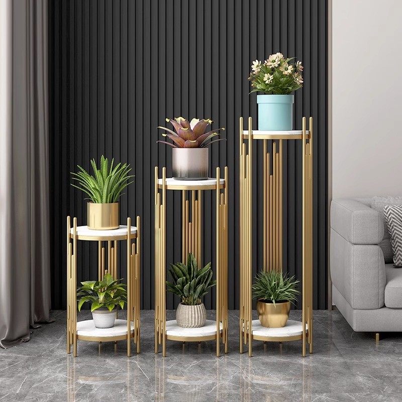 网红简约铁艺花架子落地客厅电视柜旁阳台摆件花架子阳台置物架,住宅家具,花架/花几,淘宝优惠券,粉丝福利购,淘宝优惠卷