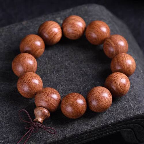 东成红木家具缅甸花梨（学名：大果紫檀）手串文玩工艺品手串2.0