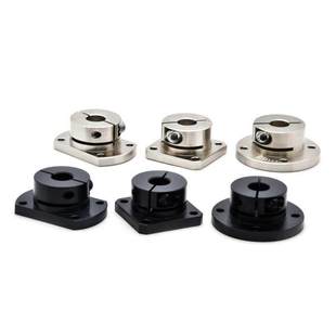 开口法兰导向轴支座GBJ01 02D25通孔固定座光轴撑STHWRB