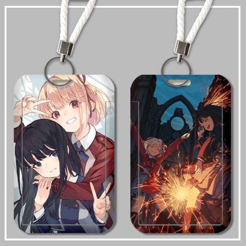 上班族卡通滑盖饭卡公交卡身份证件保护套门禁校园卡莉可丽丝泷奈