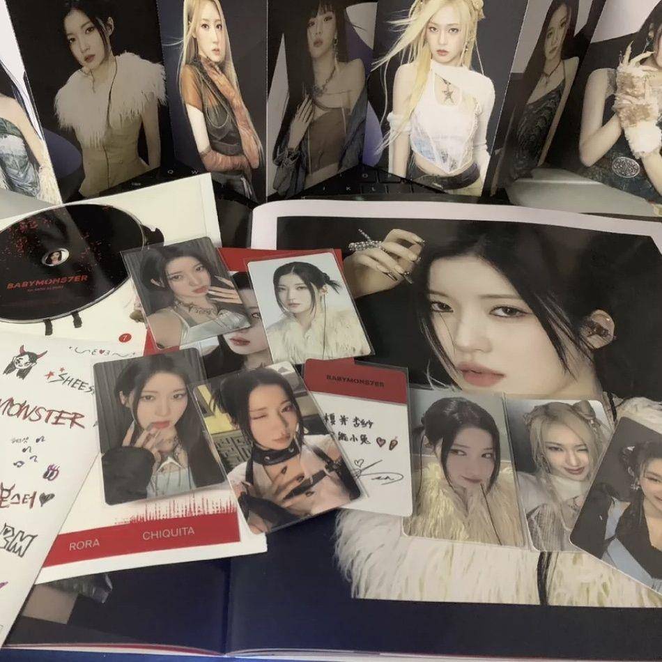 babymoster小卡国内现货宝怪出道MINI1专辑小卡中文卡背礼品