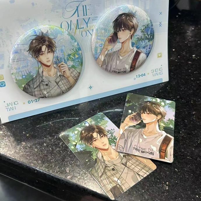 新款某某小卡明信片周边小卡装饰ins自制小礼物送闺蜜徽章吧唧