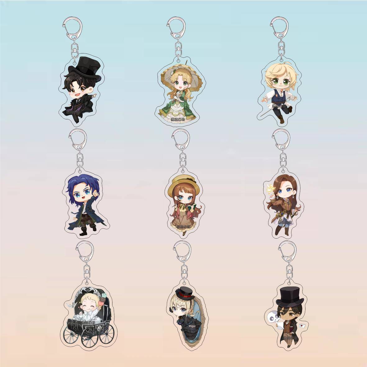 新款诡秘之主周边钥匙扣卡通克莱额生日系列亚克力书包挂件送同学