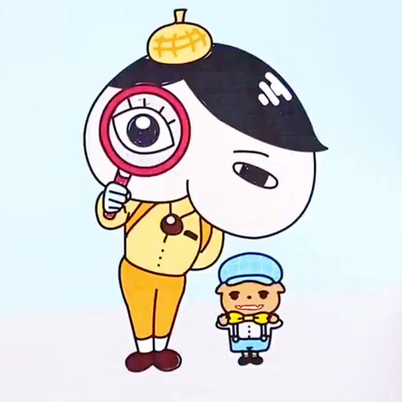 屁屁侦探安静书女孩趣味玩具亲子手工DIY游戏角色扮演专注反复玩