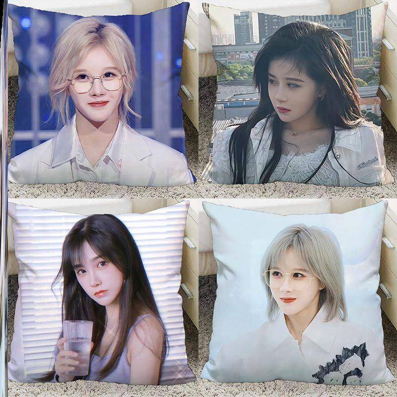 段艺璇明星周边抱枕宿舍床头靠枕靠垫来图定制送闺蜜朋友生日礼物