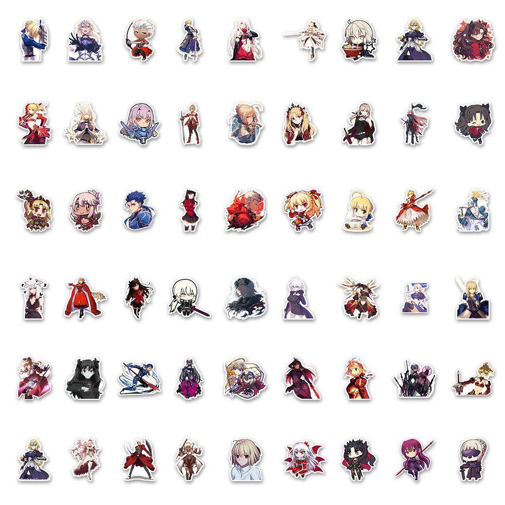 .Fate命运之夜162张贴纸动漫diy手机手账装饰防水贴画可定制