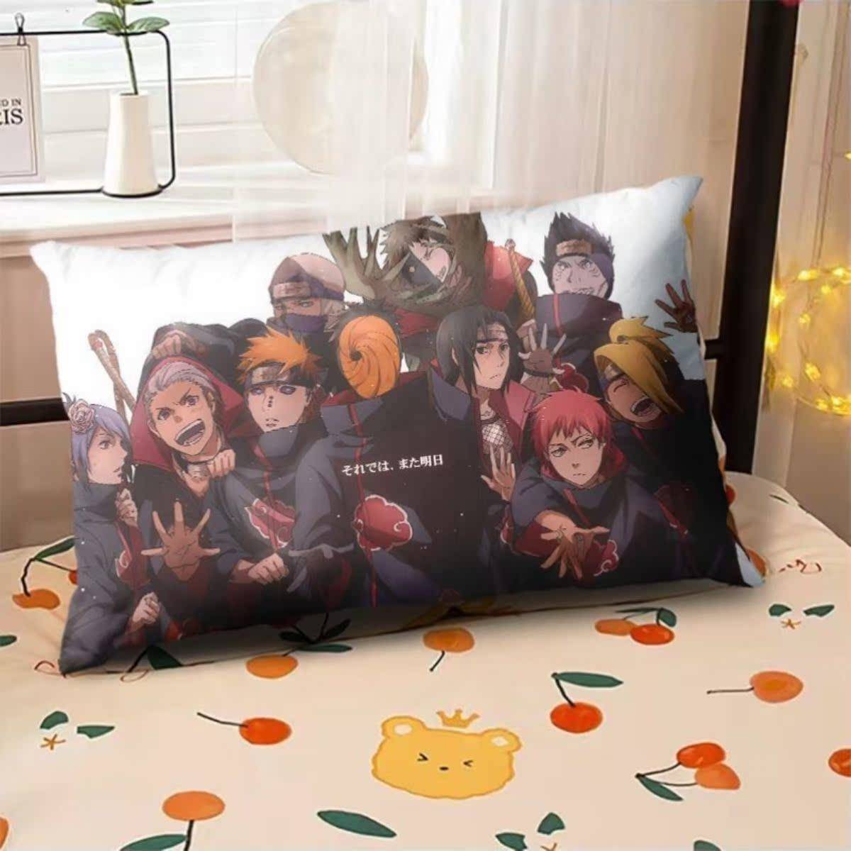 火影忍者枕头枕芯枕套儿童学生宿舍午睡动漫童卧室抱枕床上用品