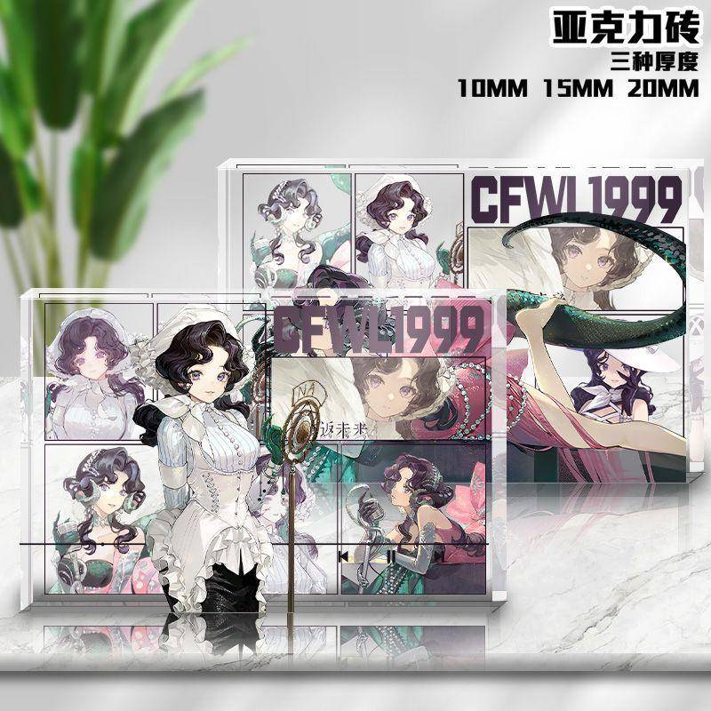 天使娜娜水晶亚克力砖新角色箱中巡游游戏学生同人周边桌面摆件女