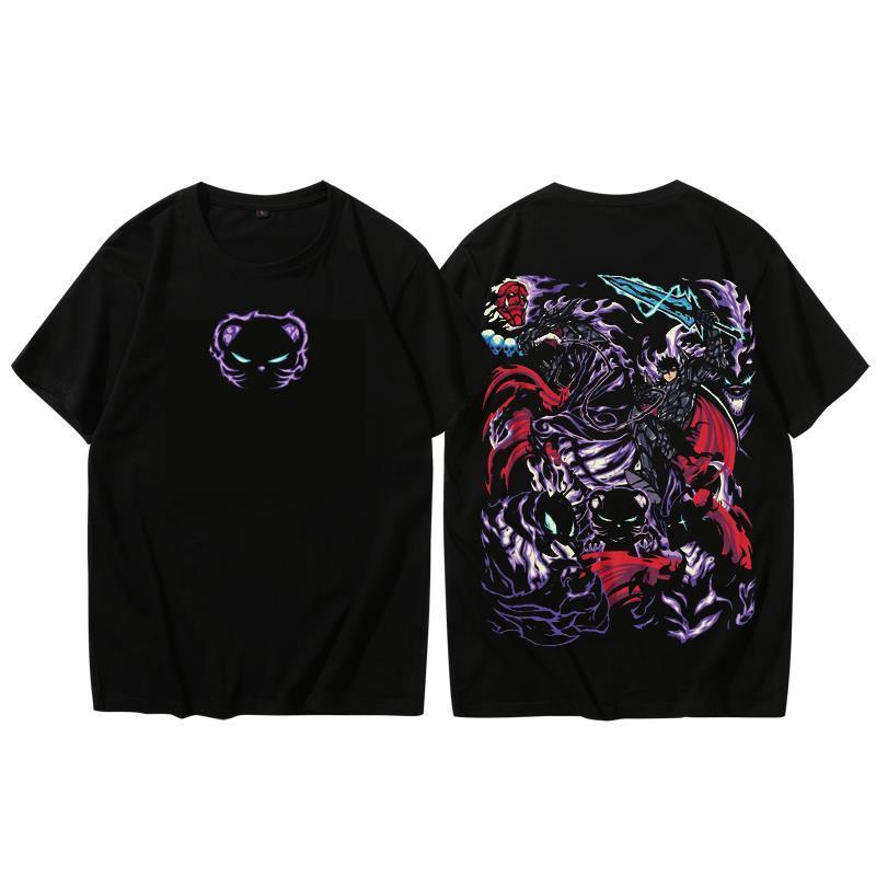 我独自升级 Solo Leveling 印花T恤短袖衣服日系漫画周边纯棉