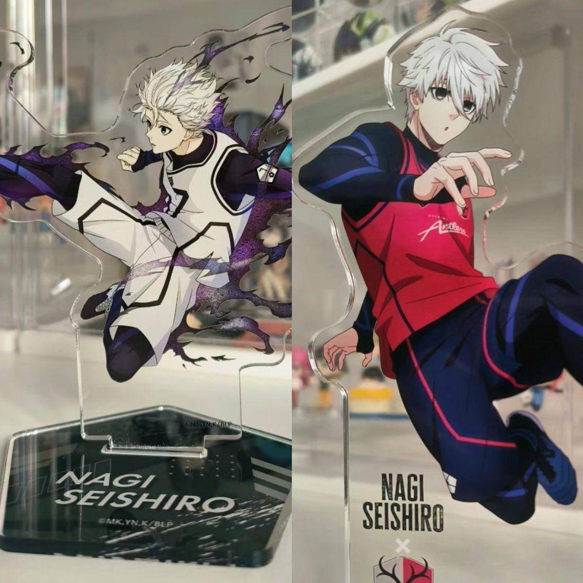 新款蓝色监狱nagi立牌诚士郎动漫周边桌面摆件送朋友闺蜜