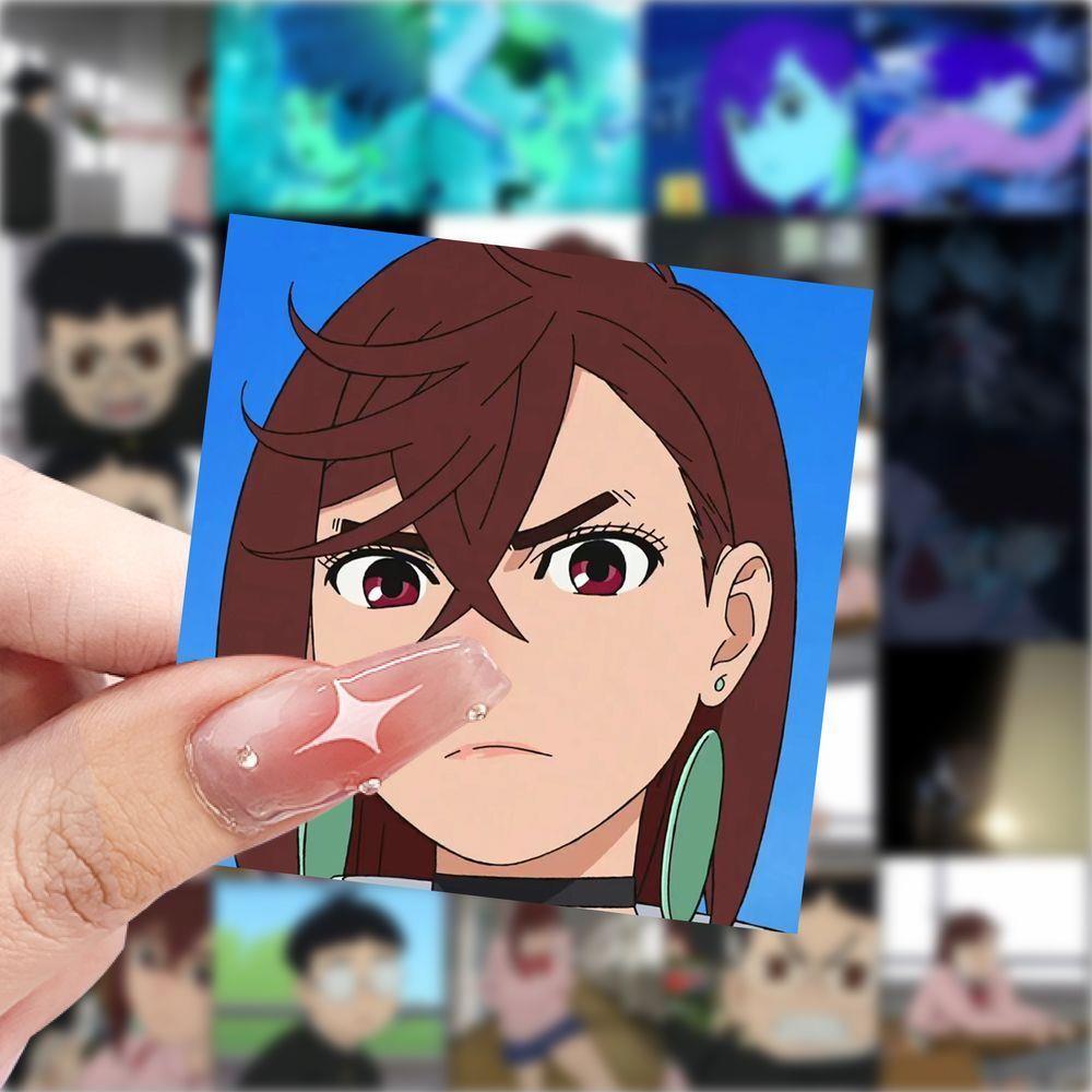 177张超自然武装当哒当胆大党卡通贴纸装饰DIY装饰手账手机平板