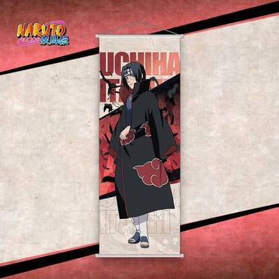 适用动漫火影忍者周边挂布挂画鸣人宇智波鼬佐助小樱蝎宿舍壁画海