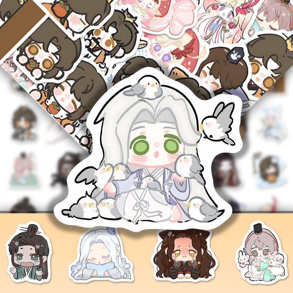 126张Q版代号鸢贴纸可爱卡通孙策傅融左慈同人图周边装饰手账贴画