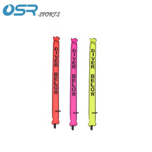 潜水 150*15cm Nylon Signal Surface Buoy (SMB) Tube Close End