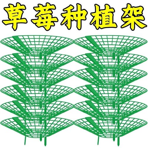 家庭盆栽草莓种植栽培支架托架阳台腐烂倒伏支撑架园艺托盘神器