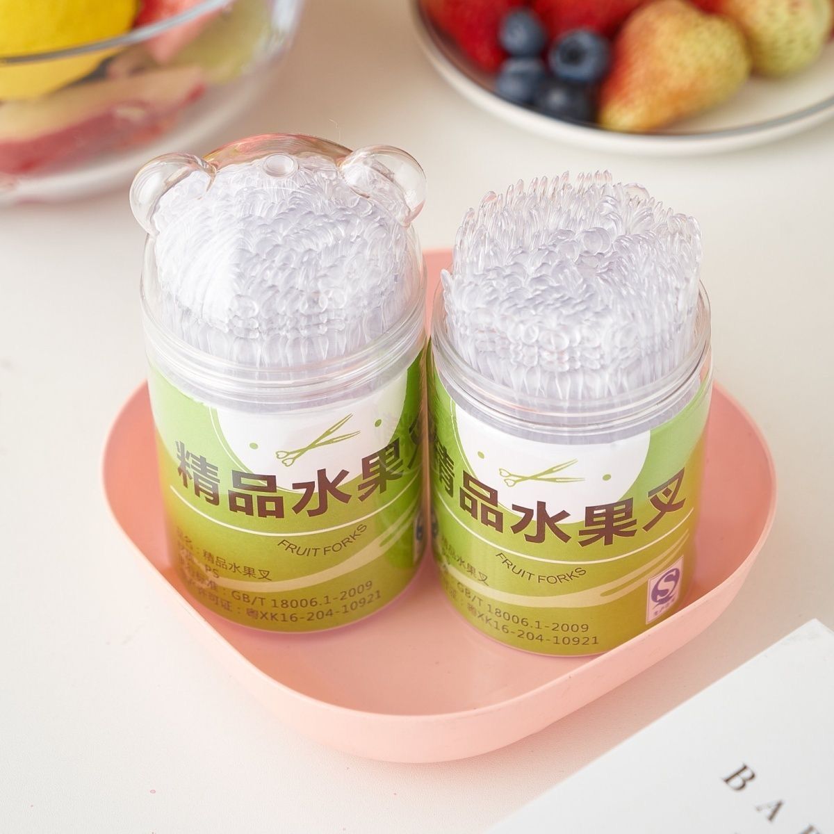一次性食品级加厚加硬水果叉