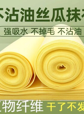 丝瓜抹布厨房专用吸油不沾油洗碗布易清洁新款不掉毛家用加厚清洁