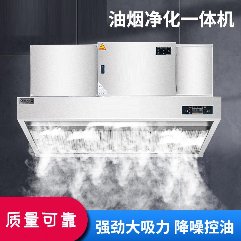 油油烟化一体机烟净化净器商用厨餐饮油烟机无管道房一体XRI净化