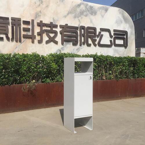 环卫园垃圾桶现代约钢板单桶市LJT-40-0政园林户公广场景区外简垃