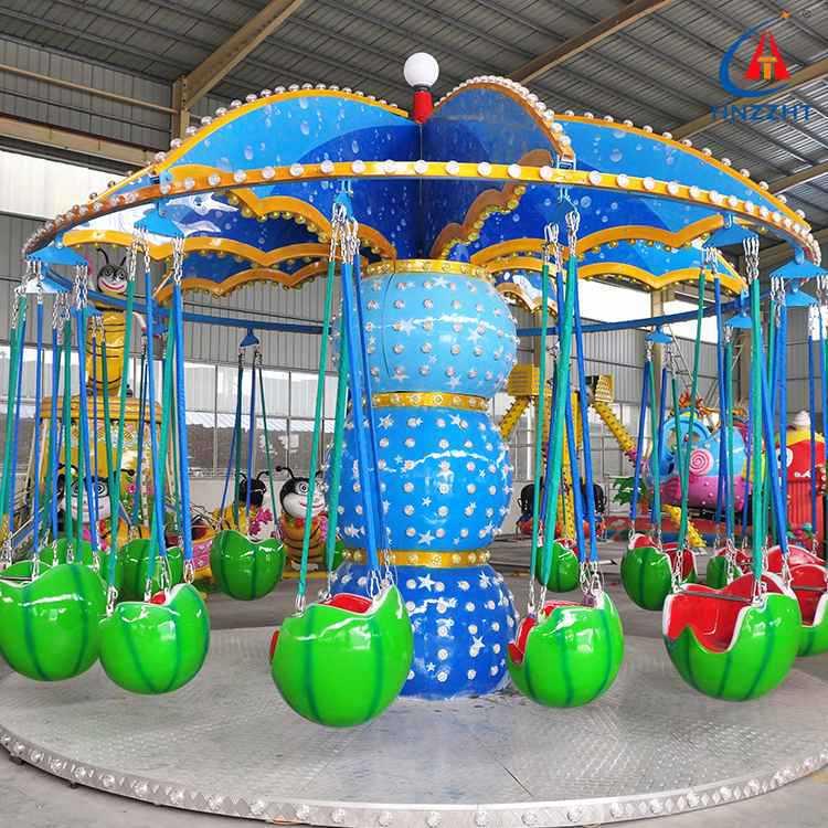 景区公园游乐场大型儿童游乐设备浪漫激情西瓜旋转飞椅