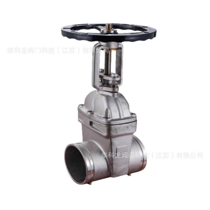 Z81X-16P不锈钢CF8304弹性座封软密封卡箍沟槽连接明杆闸阀